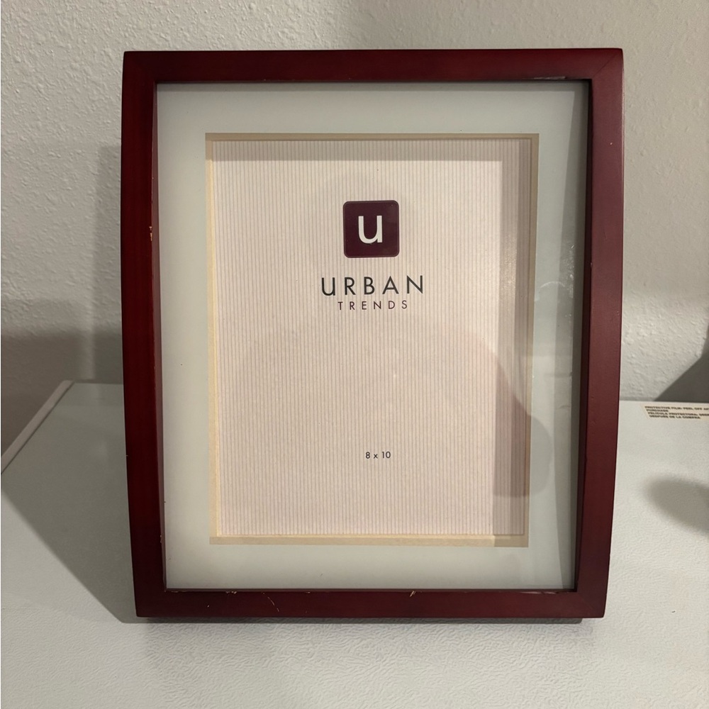 Urban Renewal Burgundy Photo Frame